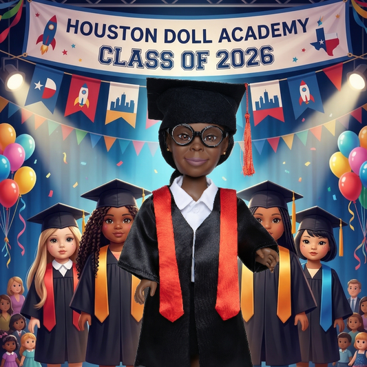 The Kenley Doll – The Graduate | 18-Inch Black Fashion Doll for Girls