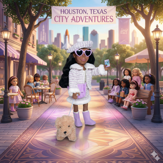 The Kenley Doll – Style Icon | 18-Inch Black Fashion Doll for Girls