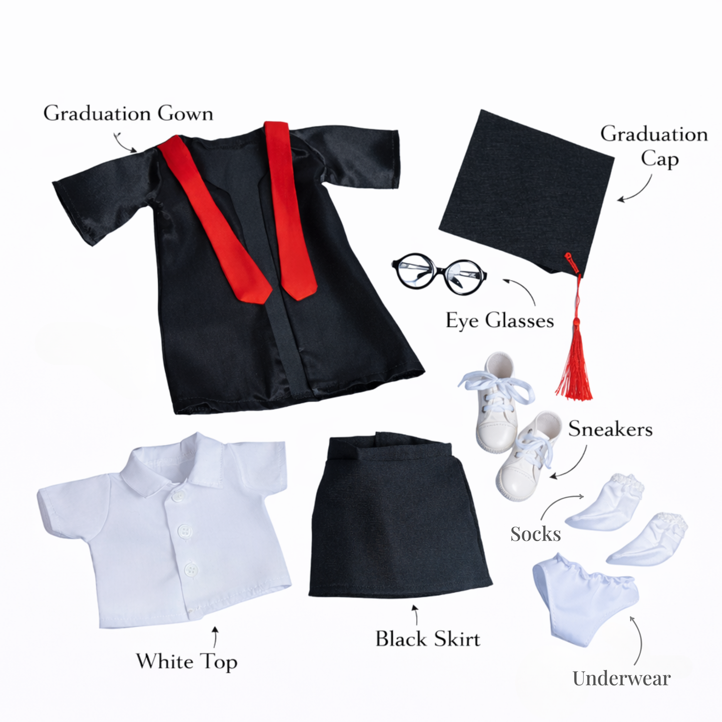 The Kenley Doll – The Graduate | 18-Inch Black Fashion Doll for Girls
