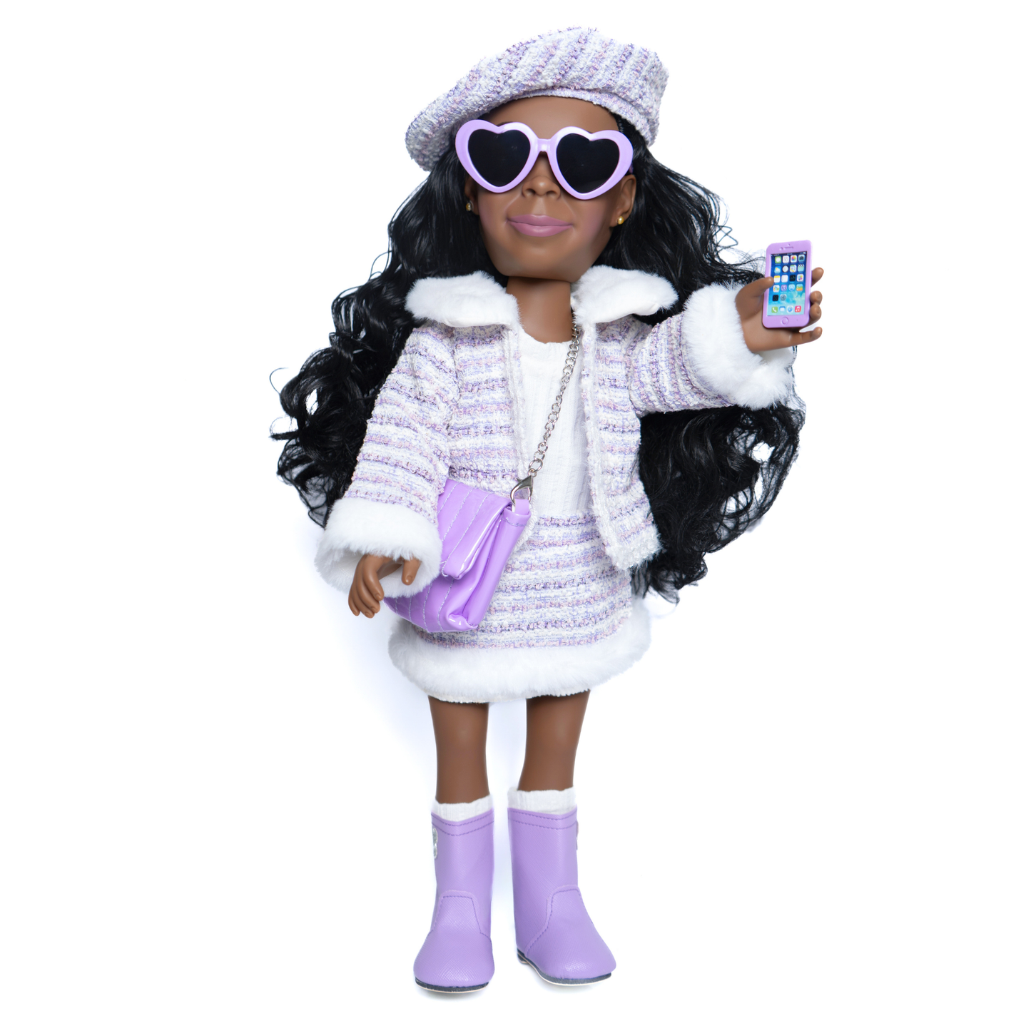 The Kenley Doll – Style Icon | 18-Inch Black Fashion Doll for Girls