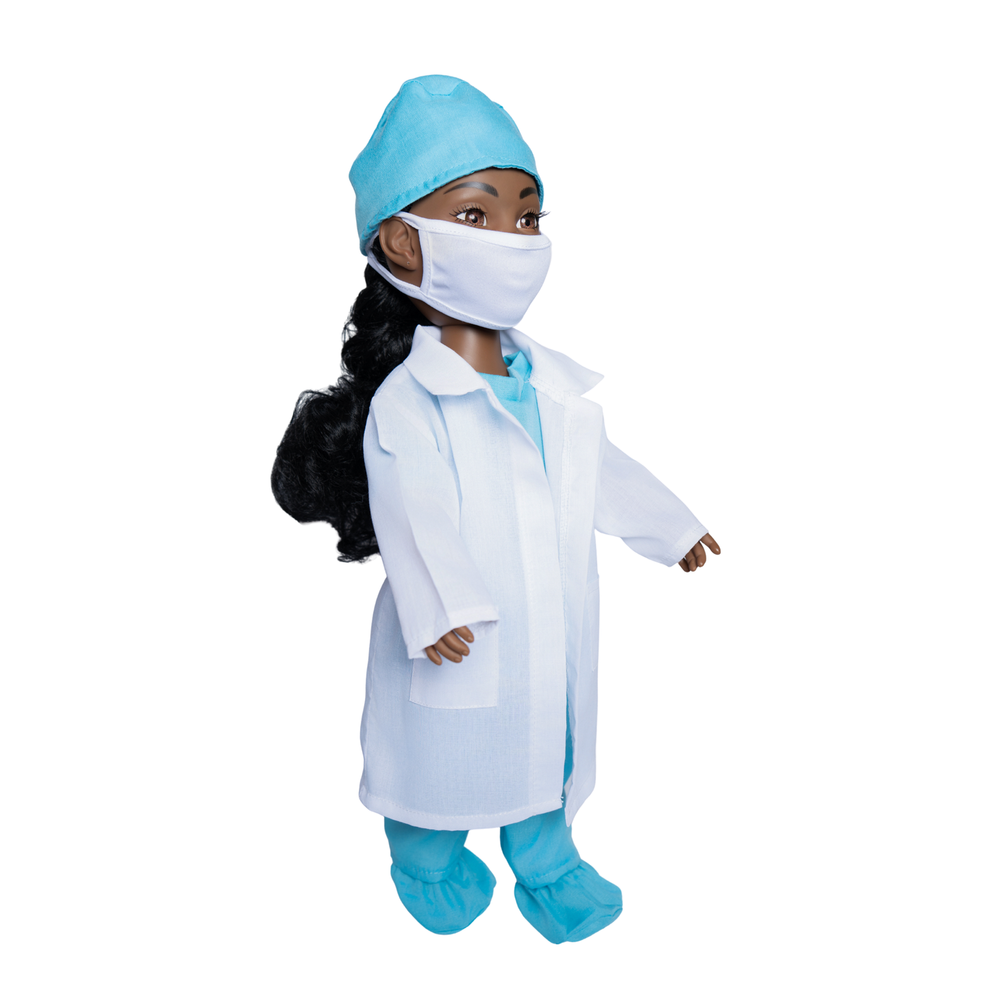 The Kenley Doll – Future Doctor | 18-Inch Black Fashion Doll for Girls