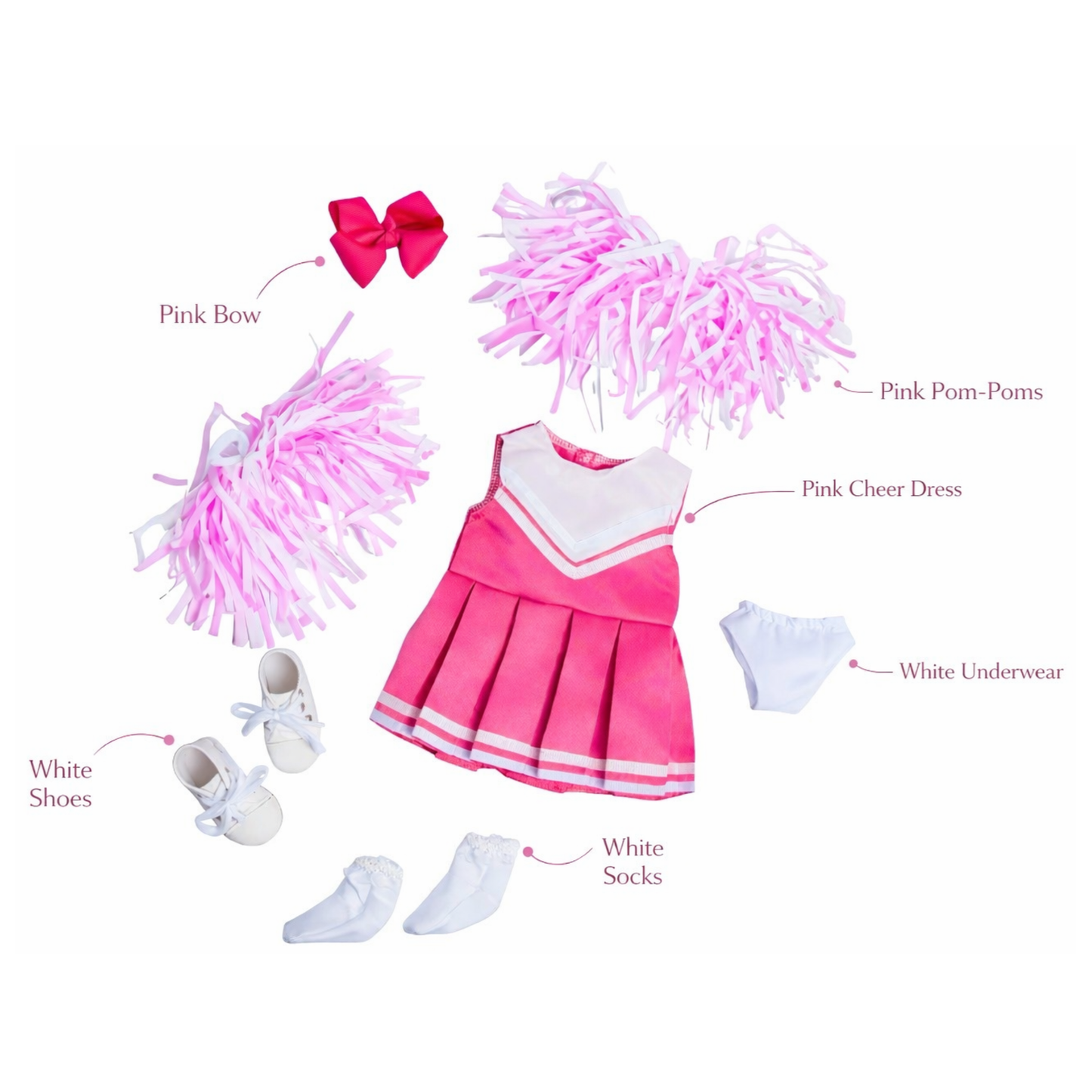 The Kenley Doll – Cheer Captain | 18-Inch Black Fashion Doll for Girls